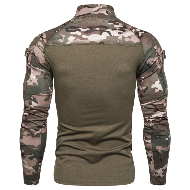 ZOGAA T-shirts Men New Fashion Men's Camouflage Athletic Tops Tees Youth All-match Daily  T-shirts & Polos