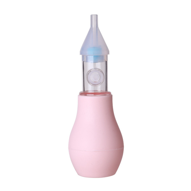 New Born Silicone Baby Nasal Aspirator Safety Nose Cleaner Vacuum Suction Infant Diagnostic-tool Baby Care