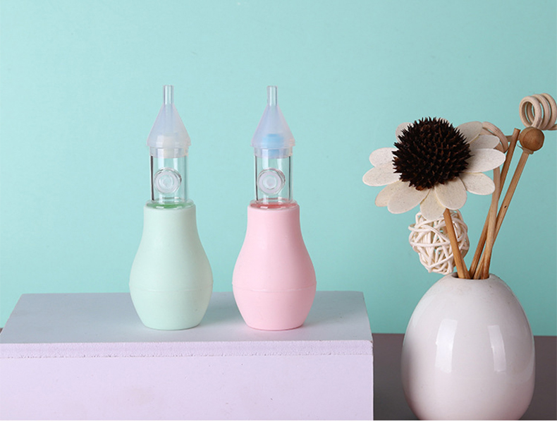 New Born Silicone Baby Nasal Aspirator Safety Nose Cleaner Vacuum Suction Infant Diagnostic-tool Baby Care