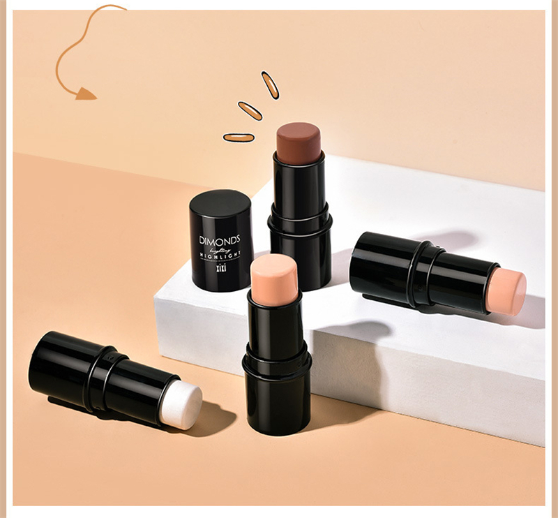 Concealer Stick Foundation Full Coverage Contour Cream Facial Bronzer Eye Makeup Base Primer Makeup