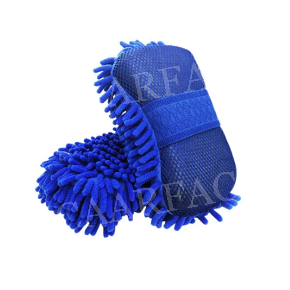 Auto Car Accessorise Microfiber Wash Sponge Premium Chenille Lint-free Scratch-free Ultra Soft Automobile Paint, Body & Trim
