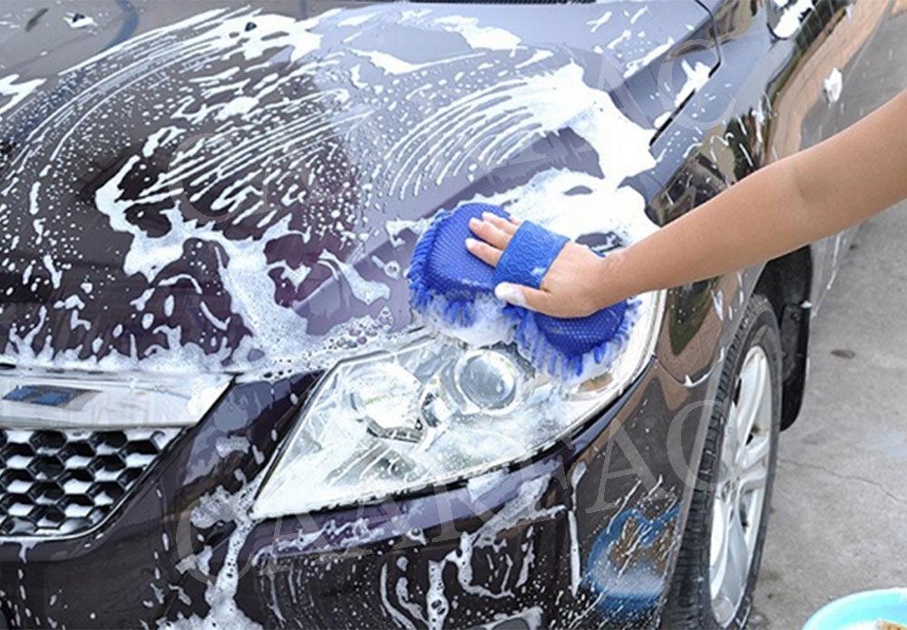 Auto Car Accessorise Microfiber Wash Sponge Premium Chenille Lint-free Scratch-free Ultra Soft Automobile Paint, Body & Trim