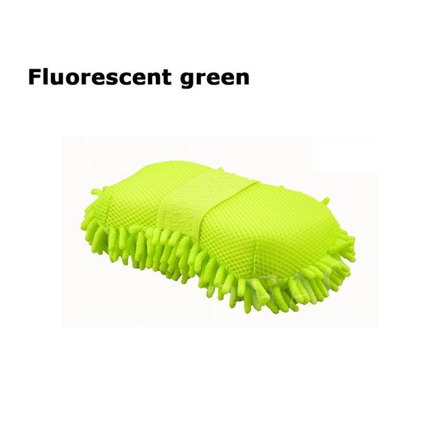 Auto Car Accessorise Microfiber Wash Sponge Premium Chenille Lint-free Scratch-free Ultra Soft Automobile Paint, Body & Trim