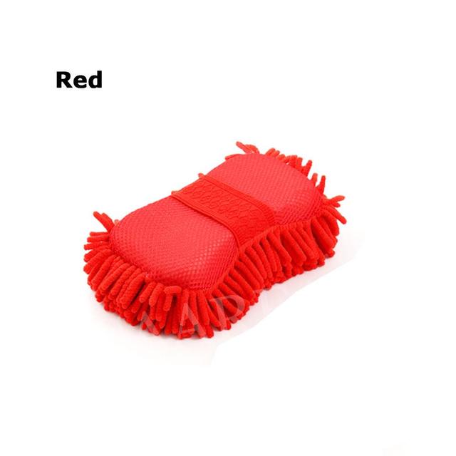 Auto Car Accessorise Microfiber Wash Sponge Premium Chenille Lint-free Scratch-free Ultra Soft Automobile Paint, Body & Trim