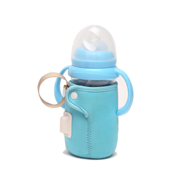 USB Baby Bottle Heating Cover Anti-scalding Anti-slip Insulation Bag Car Portable Feeding