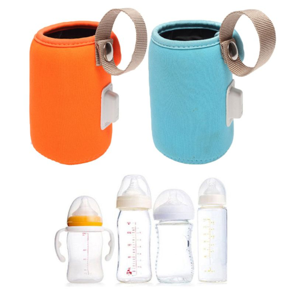 USB Baby Bottle Heating Cover Anti-scalding Anti-slip Insulation Bag Car Portable Feeding