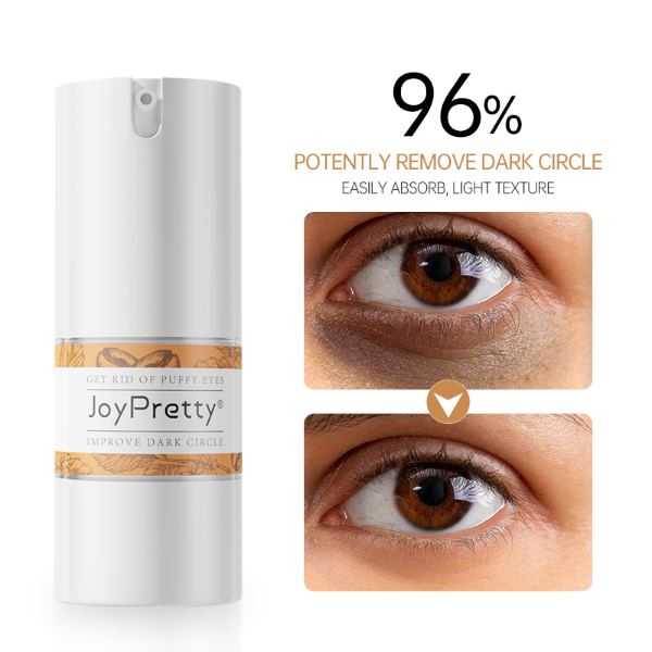 JoyPretty Anti Dark Circles Caffeine Eye Cream Remove Eye Bags Puffiness Lighten Fine Lines Whitening Makeup