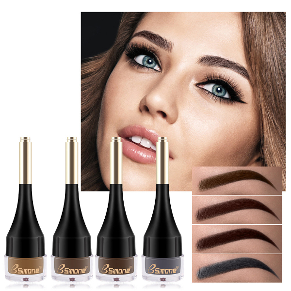 4 Color Eyebrow Cream Enhancers Long-lasting Waterproof Air-cushion Dye Eye Brows Gel Brown Makeup