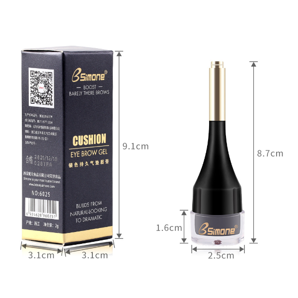 4 Color Eyebrow Cream Enhancers Long-lasting Waterproof Air-cushion Dye Eye Brows Gel Brown Makeup