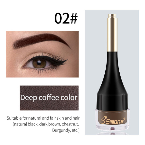 4 Color Eyebrow Cream Enhancers Long-lasting Waterproof Air-cushion Dye Eye Brows Gel Brown Makeup