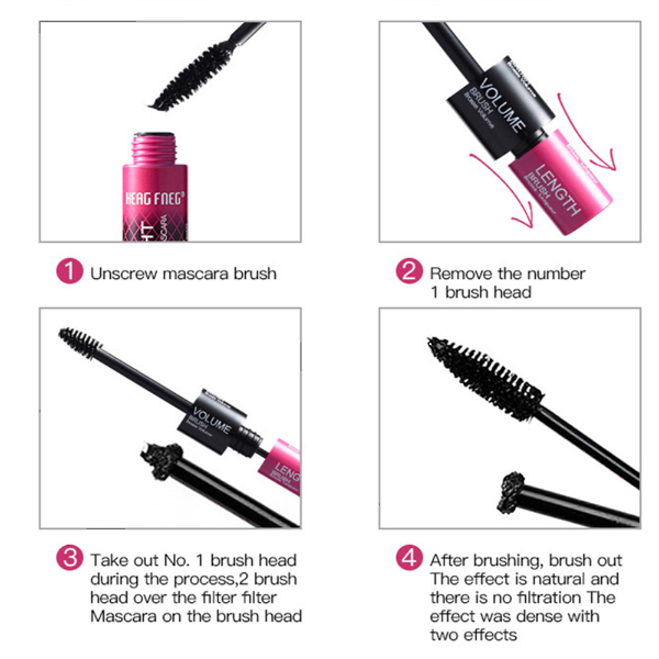Eyelash Mascara Waterproof Full Professional Makeup Long Curling Thick Eyelash Extend Cosmetics Makeup