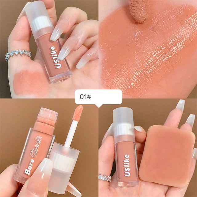 3G Liquid Blush Monochrome Liquid Blush Natural Pink Rouge Face Long Lasting Easy To Color Face Beauty