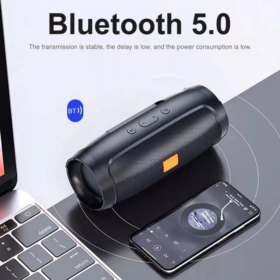 Bluetooth Accessories Waterproof Subwoofer Portable Bluetooth Wireless Speaker Surround Loudspeaker TF Card AUX FM Radio Sound Box TWS USB Flash Drive    Wireless Speakers