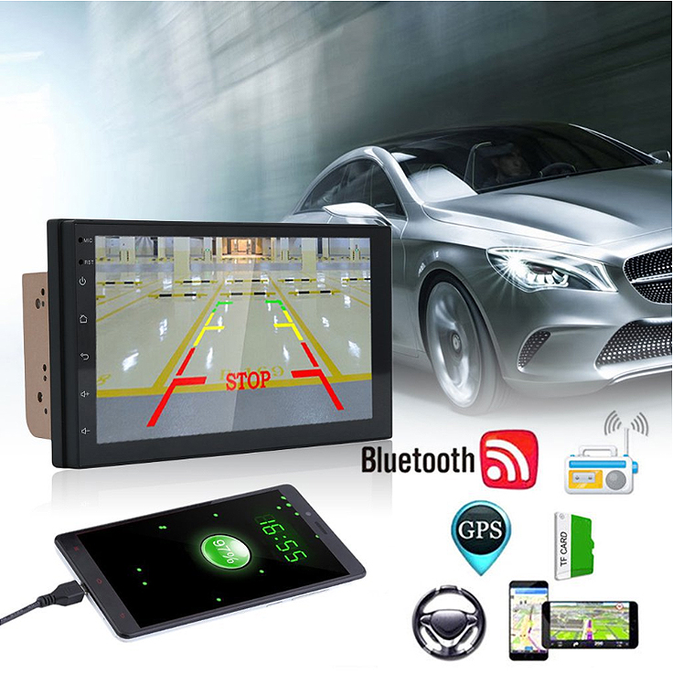 sunRiseAtSea Android 8.1 Car Navigation Stereo Bluetooth - 7&quot; HD Touch Screen(YYD-7010G)