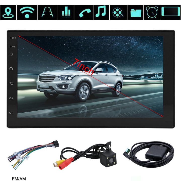 sunRiseAtSea Android 8.1 Car Navigation Stereo Bluetooth - 7&quot; HD Touch Screen(YYD-7010G)
