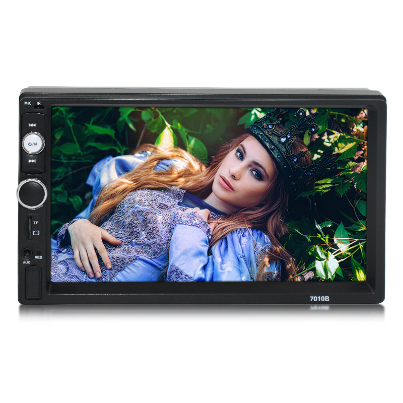 Bluetooth Touch Screen 7 inch,Video MP5/4/3 Player YYD-7018B Mirror Link Radio FM sunRiseAtSea Double Din Car Radio Car Stereo Receiver Support Steering Wheel Remote Control 
