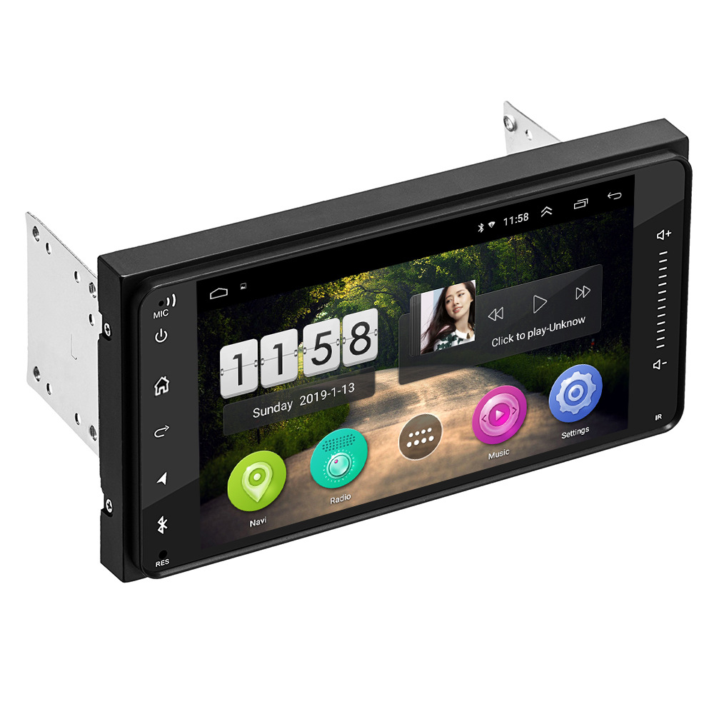 7&quot; 2 Din Android 8.1 Car Navigation MP5 Player for FM BT, Video Audio Stereo compatible with Toyota