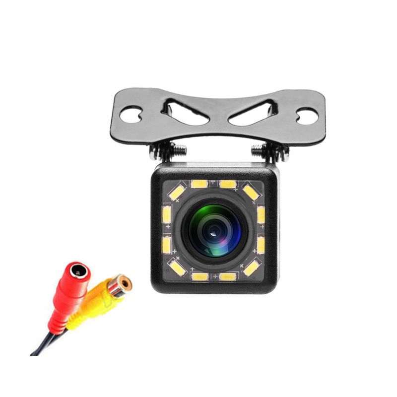 sunRiseAtSea Car Reversing Camera 12 LED Rear View HD Parking Backup Camera 170 Degrees Night Vision