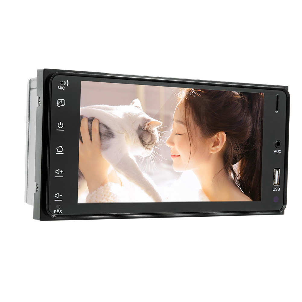 7Inch 2 Din Autoradio Car Radio Stereo MP5 Player (7169D) for BT USB SD AUX compatible with Toyota