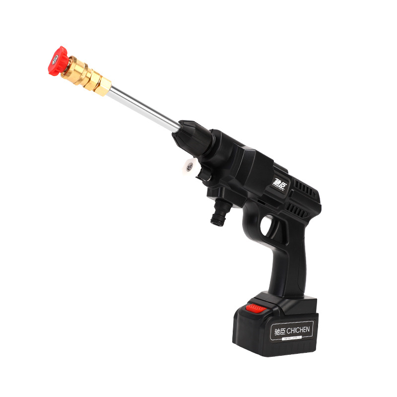 24V Electric Pressure Car Washer, Portable Cordless Pressure Cleaner Set Equipment with Li-Ion Battery