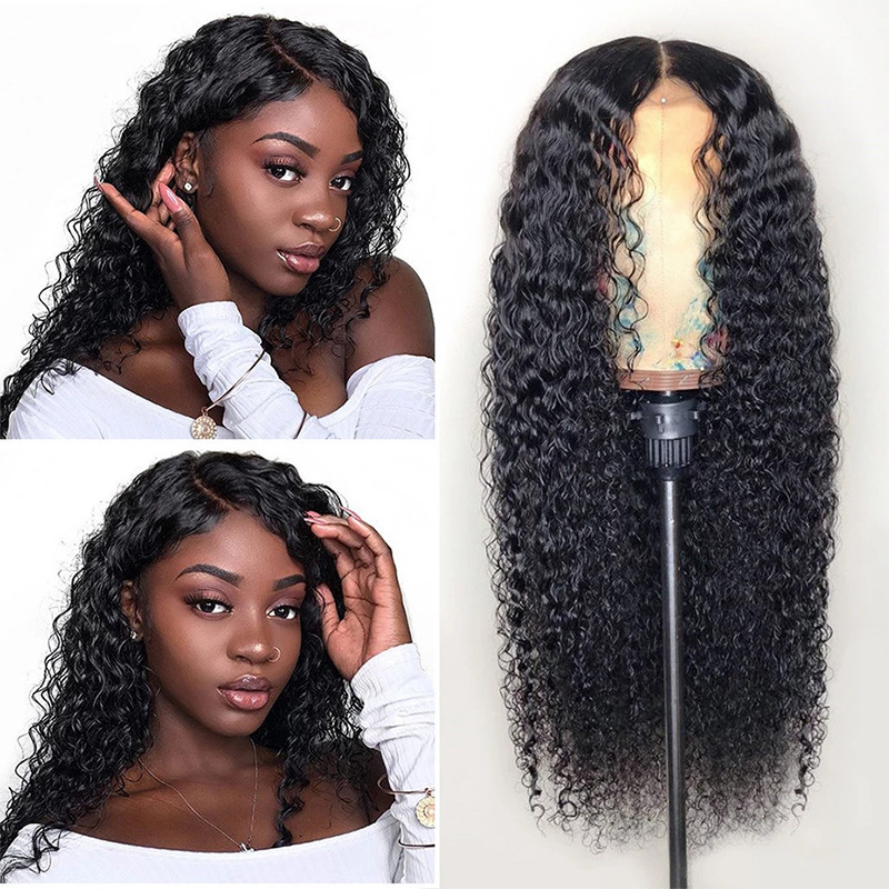 Curly Front and small roll Wigs Synthetic Heat Resistant Fiber Wigs for Black Women