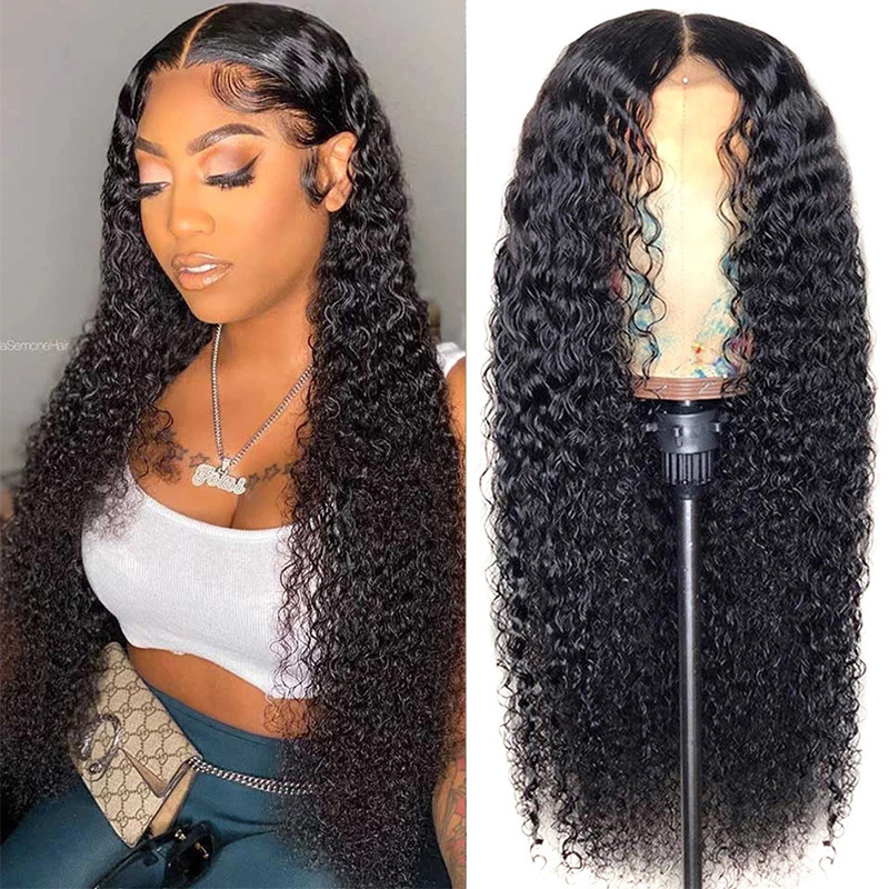 Curly Front and small roll Wigs Synthetic Heat Resistant Fiber Wigs for Black Women