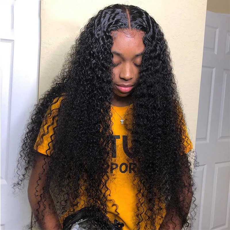 Curly Front and small roll Wigs Synthetic Heat Resistant Fiber Wigs for Black Women