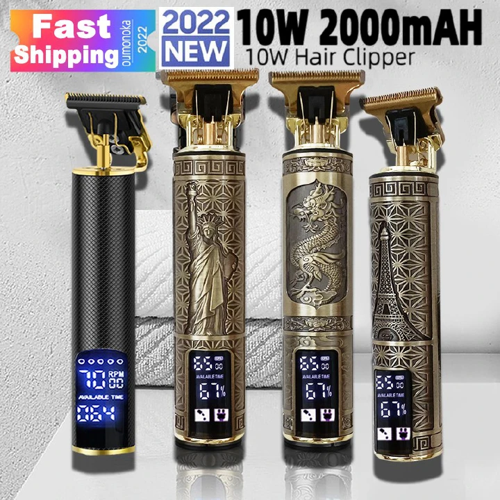 New WaterProof Professional Electric Shaver for Men Razor for Men Mower Beard Trimmer Barber Shaving Machine T9 Hair Clipper
