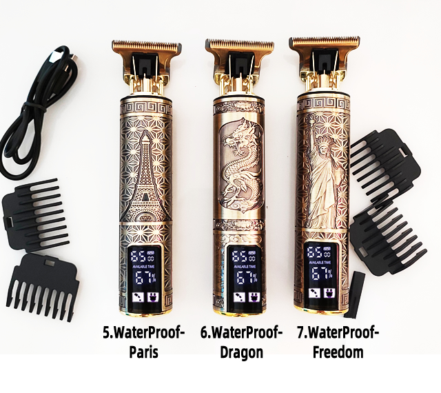 New WaterProof Professional Electric Shaver for Men Razor for Men Mower Beard Trimmer Barber Shaving Machine T9 Hair Clipper
