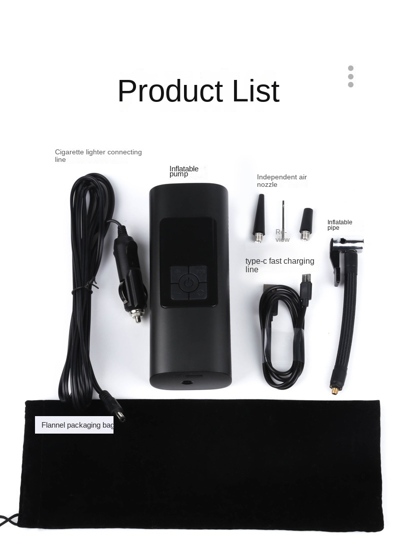 Vehicle Air Pump Wireless Digital Display Intelligent Tire Balloon Portable Car Fast Inflatable Treasure Air Pump