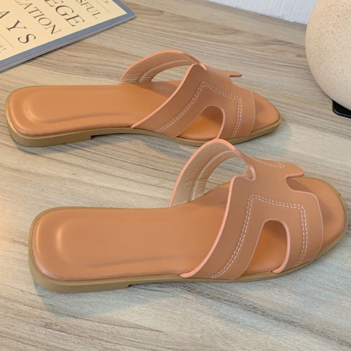 2023 Designer Women Indoor, Outdoor Slippers/ Fashion H Shape/ Home Slippers