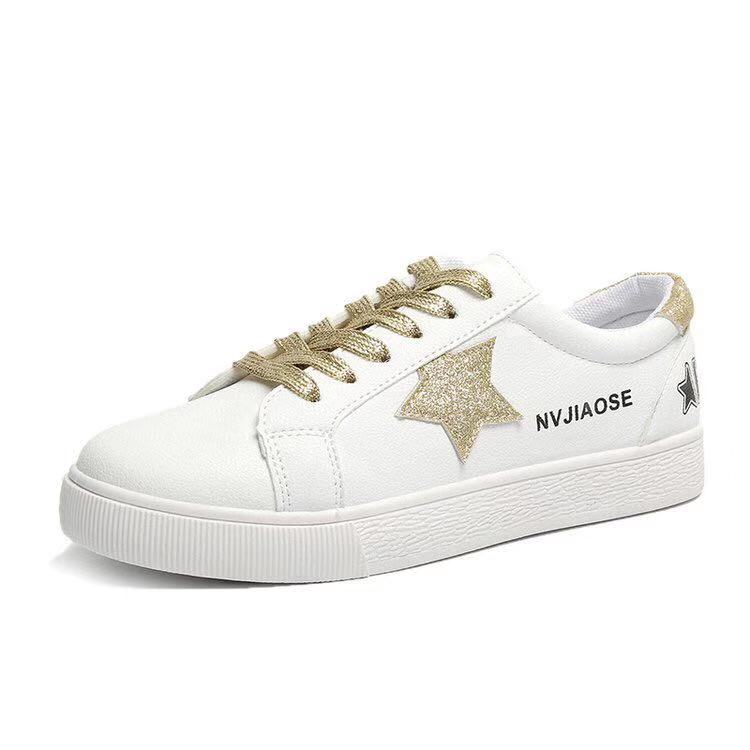 Women Sneakers Glitter Star Shoes Star Side Fashion Sneaker