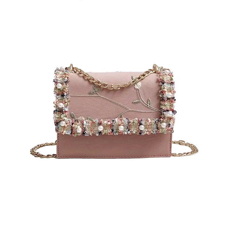 Women New Arrival Summer Fashion Trendy Cross-body Handbags Chain Shoulder Bags Small Square Bags