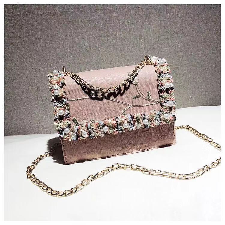 Women New Arrival Summer Fashion Trendy Cross-body Handbags Chain Shoulder Bags Small Square Bags