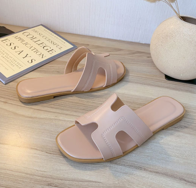 2023 Designer Women Indoor, Outdoor Slippers/ Fashion H Shape/ Home Slippers
