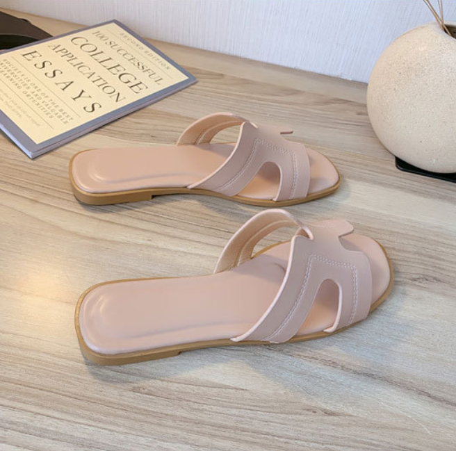 2023 Designer Women Indoor, Outdoor Slippers/ Fashion H Shape/ Home Slippers