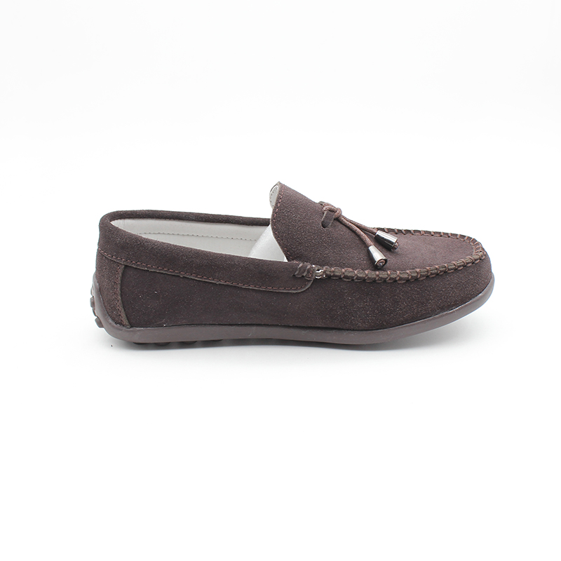 Toddlers boys suede leather tassles shoes boy rubber sole shoes kids shoes casual shoes