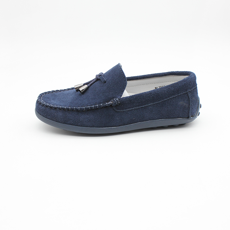 Toddlers boys suede leather tassles shoes boy rubber sole shoes kids shoes casual shoes