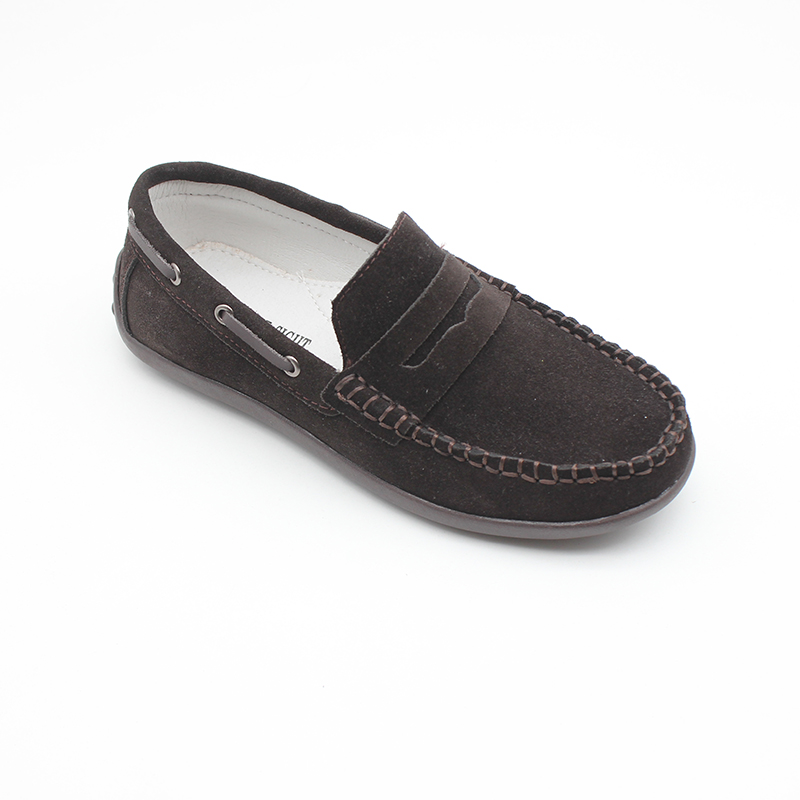 Childrens Loafers Casual Shoes Boys Flats Shoes High Quality Leather Kids Loafers Big Boy Shoes