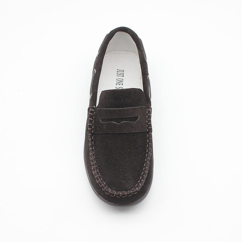 Childrens Loafers Casual Shoes Boys Flats Shoes High Quality Leather Kids Loafers Big Boy Shoes