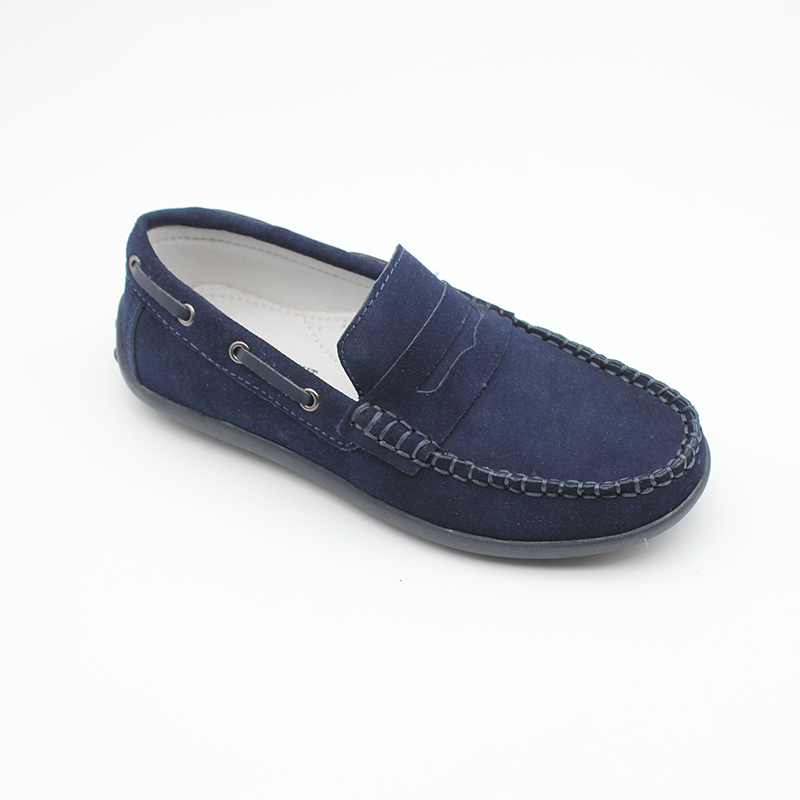 Childrens Loafers Casual Shoes Boys Flats Shoes High Quality Leather Kids Loafers Big Boy Shoes