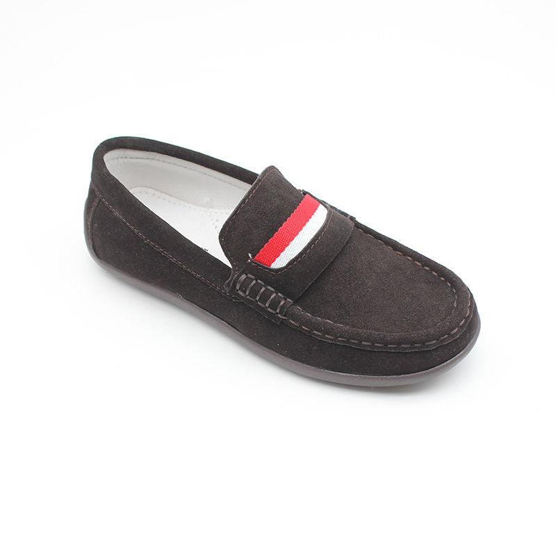 Boy Loafers Kids Flats Geniune Leather Casual Shoes Children Casual Slip On Shoes Kids Moccasins