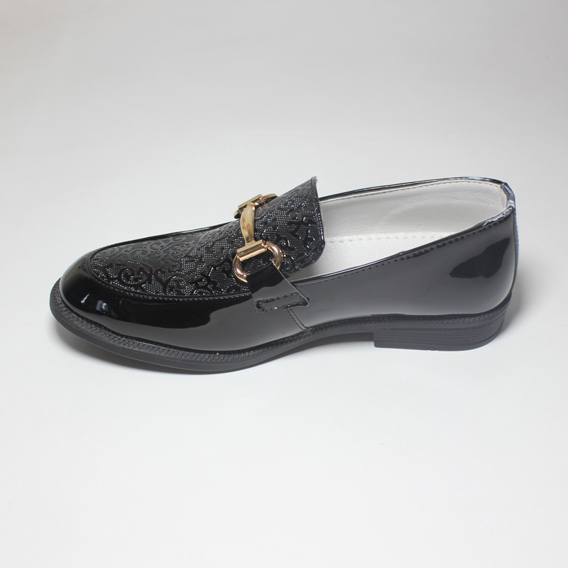 Boys Shoes Kids Formal Shoe For Party Wedding Black Patent Leather Performance Children Oxfords