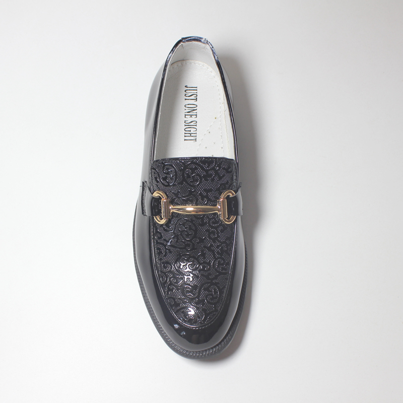 Boys Shoes Kids Formal Shoe For Party Wedding Black Patent Leather Performance Children Oxfords