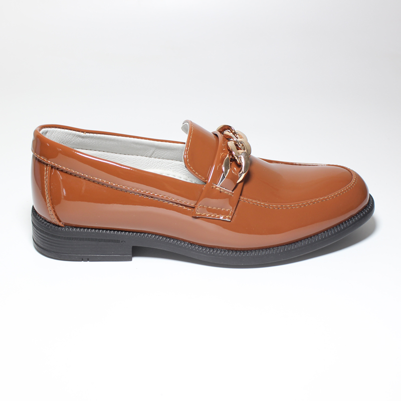 Kids Boys Formal Smart Slip On Tan Brown Faux Leather Loafers Soft Rubber Bottoms School Shoes Infant Junior Boys Dress Wedding