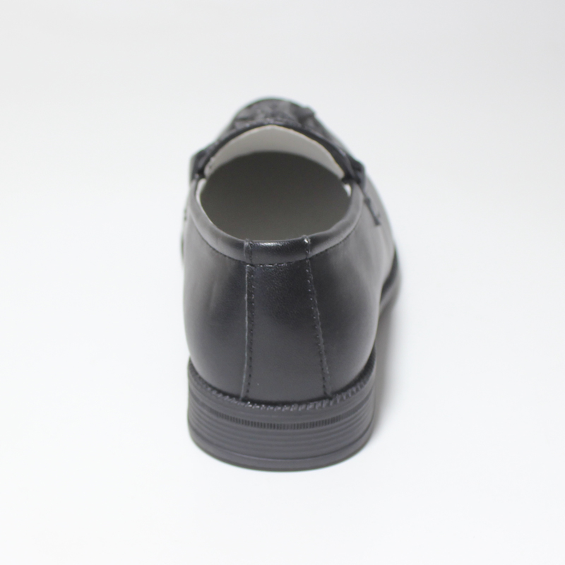 Boys Shoes With Tassel Matte Black PU Leather Loafer Slip on Embossing Moccasins For Kids Boy Dress Shoe Italian Breathable