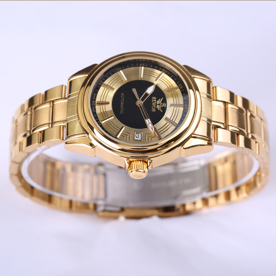 Men Automatic Mechanical Watch Full Steel Mens Watches Sports Military Wrist Watches Waterproof