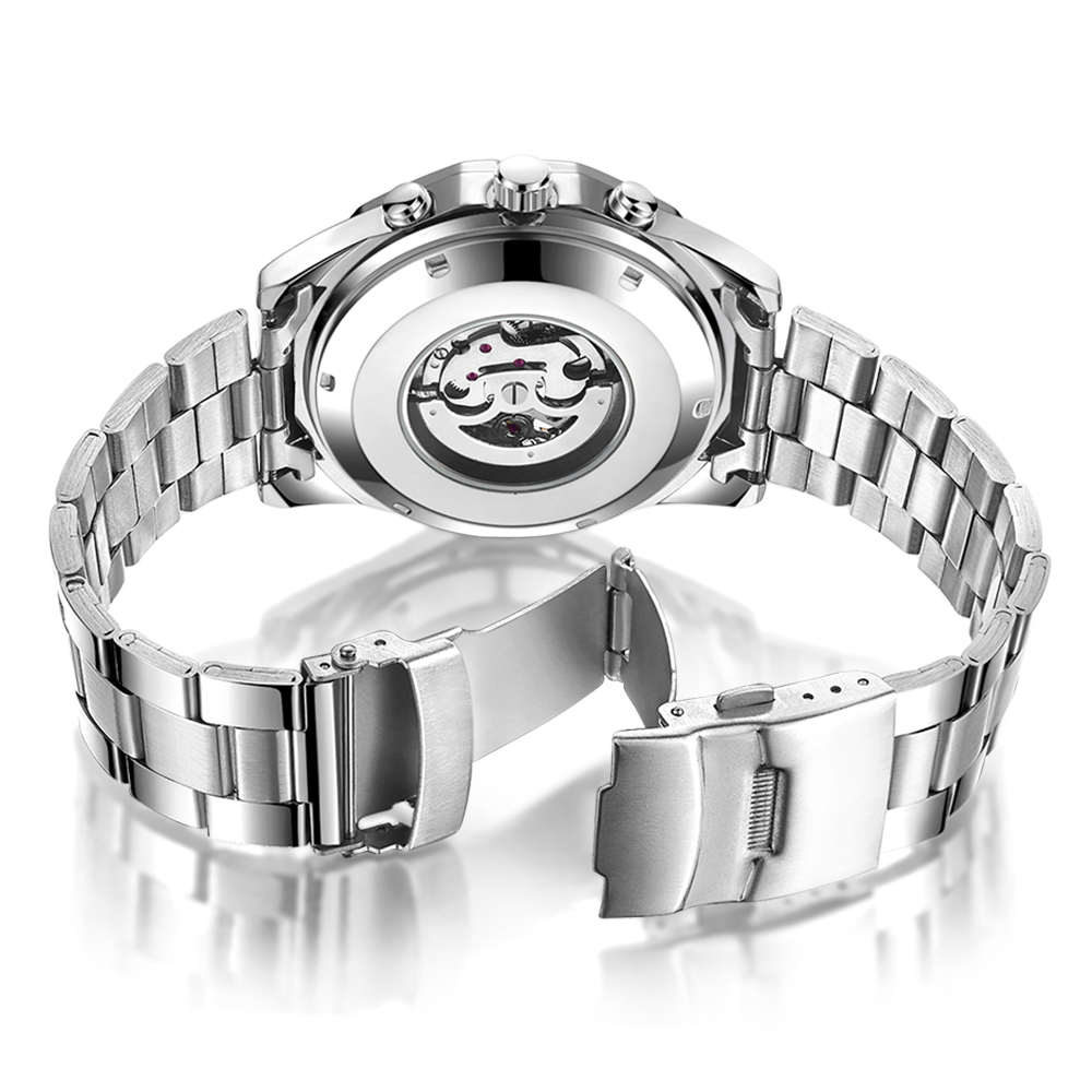 Watch Men Skeleton Automatic Mechanical Watch Gold Skeleton Vintage Man Watch