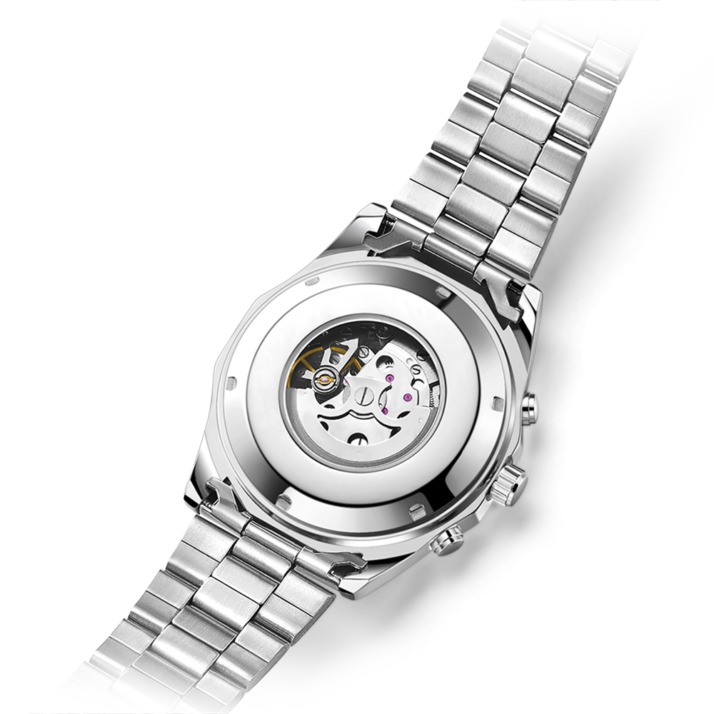 Watch Men Skeleton Automatic Mechanical Watch Gold Skeleton Vintage Man Watch