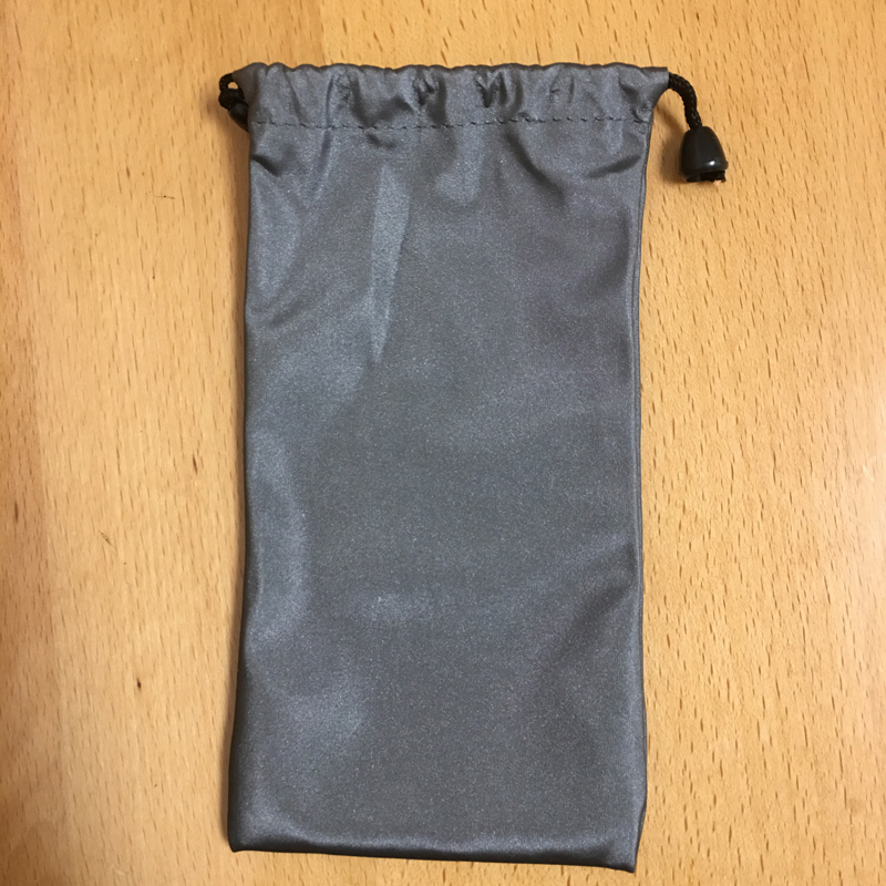 Drawstring harness pocket Stainless Steel Earpick Wipe cloth Clean Glasses Lens Cloth Keychain gift